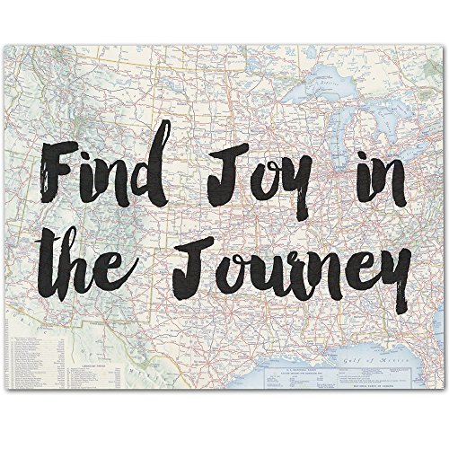 Find Joy in the Journey – 11×14 Unframed Typography Art Print – Great Inspirational Gift