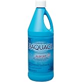 BAQUACIL 84326 Algicide Pool Algaecide Cleanser, Non-Foaming Algae Preventer, 1 qt