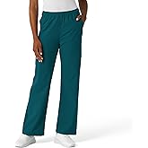 Wink NURTUR Scrubs for Women, Straight Leg Cargo Scrub Pant - Caribbean, M
