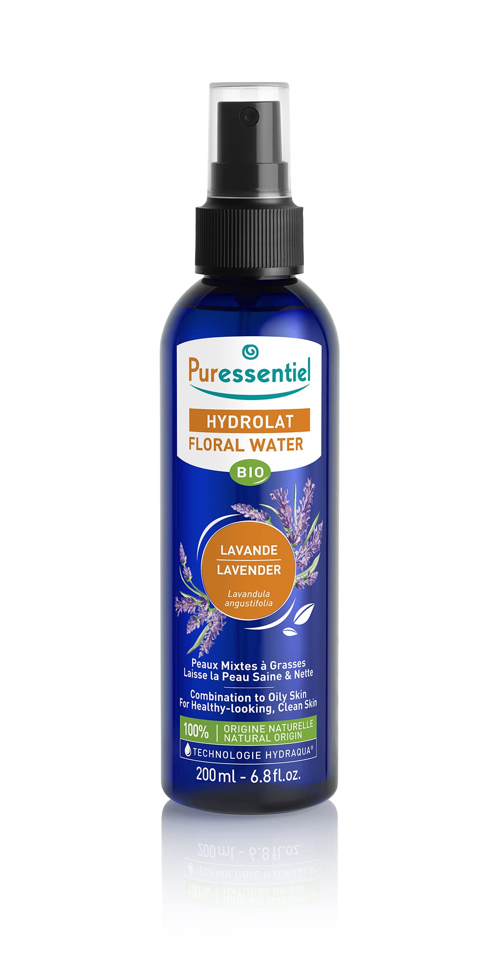 Puressentiel Organic Floral Water - Lavender for Women 6.8 oz Tonic