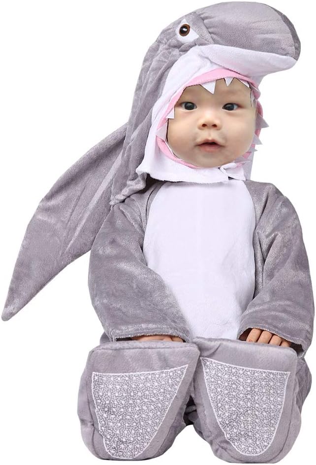 XXOO Toddler Baby Infant Shark Christmas Costume Outfits, Offwhite, 100CM (19-24 Months)