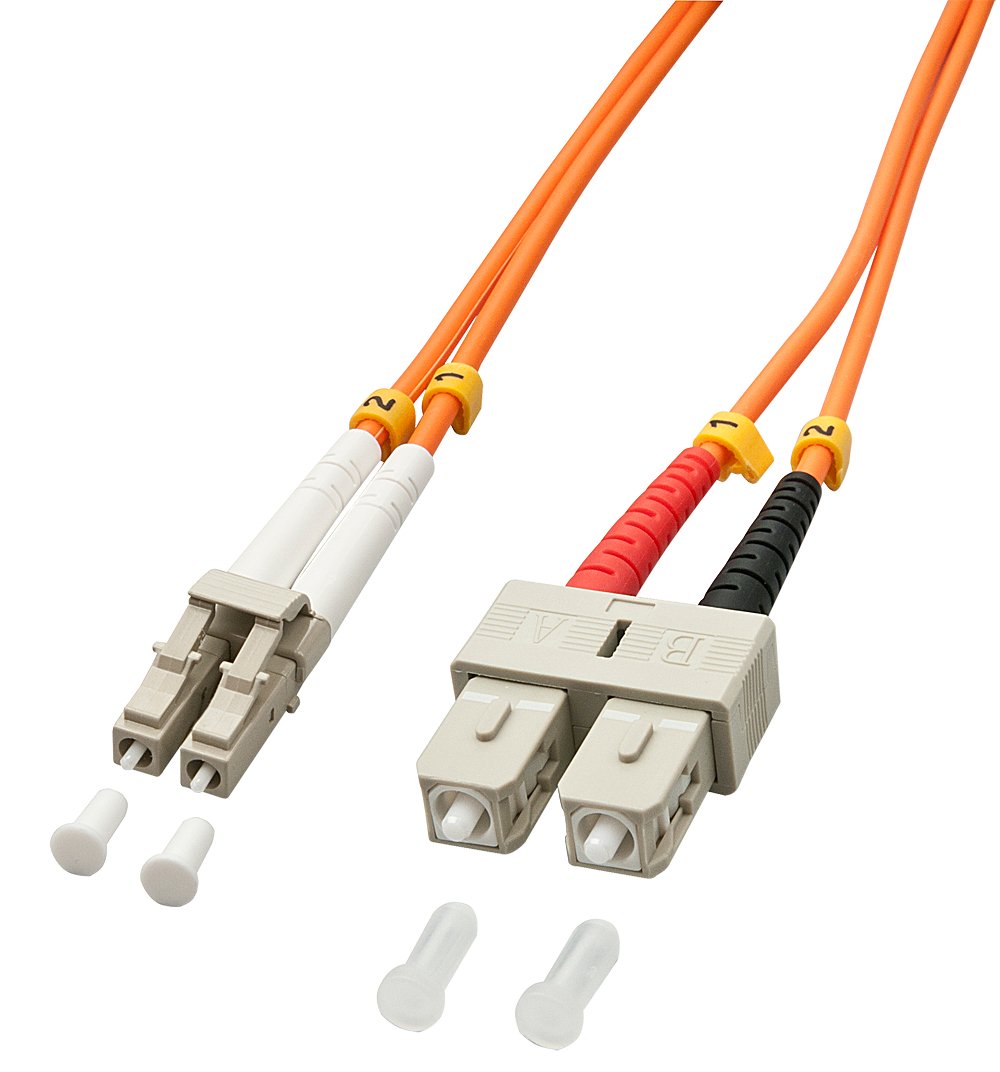 Lindy LC/SC 2m - fiber optic cables (LC, SC, Male/Male, OM2, Multi, Multi-mode)