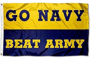 COLLEGE FLAGS & BANNERS CO. Go Navy Beat Army Football Banner Flag