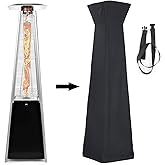 Iptienda Patio Heater Cover for EAST OAK Pyramid Patio Heaters, 91in Patio Heater Covers Waterproof with Zipper for NAVINE Outdoor Heaters-91"H x 22"W x 22"L