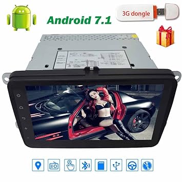 8 Android 7.1 accesorios estšŠreo del coche para ...