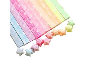 Origami Star Paper Package - Glow in the Dark - Love-10 Colors,210 sheets