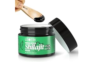 LEOTRI Shilajit Pure Himalayan Organic for Men & Women: Authentic Shilajit Resin with Fulvic Acid & 85+ Trace Minerals Complex for Energy & Immune Support 1.75 oz (Three Month Supply)