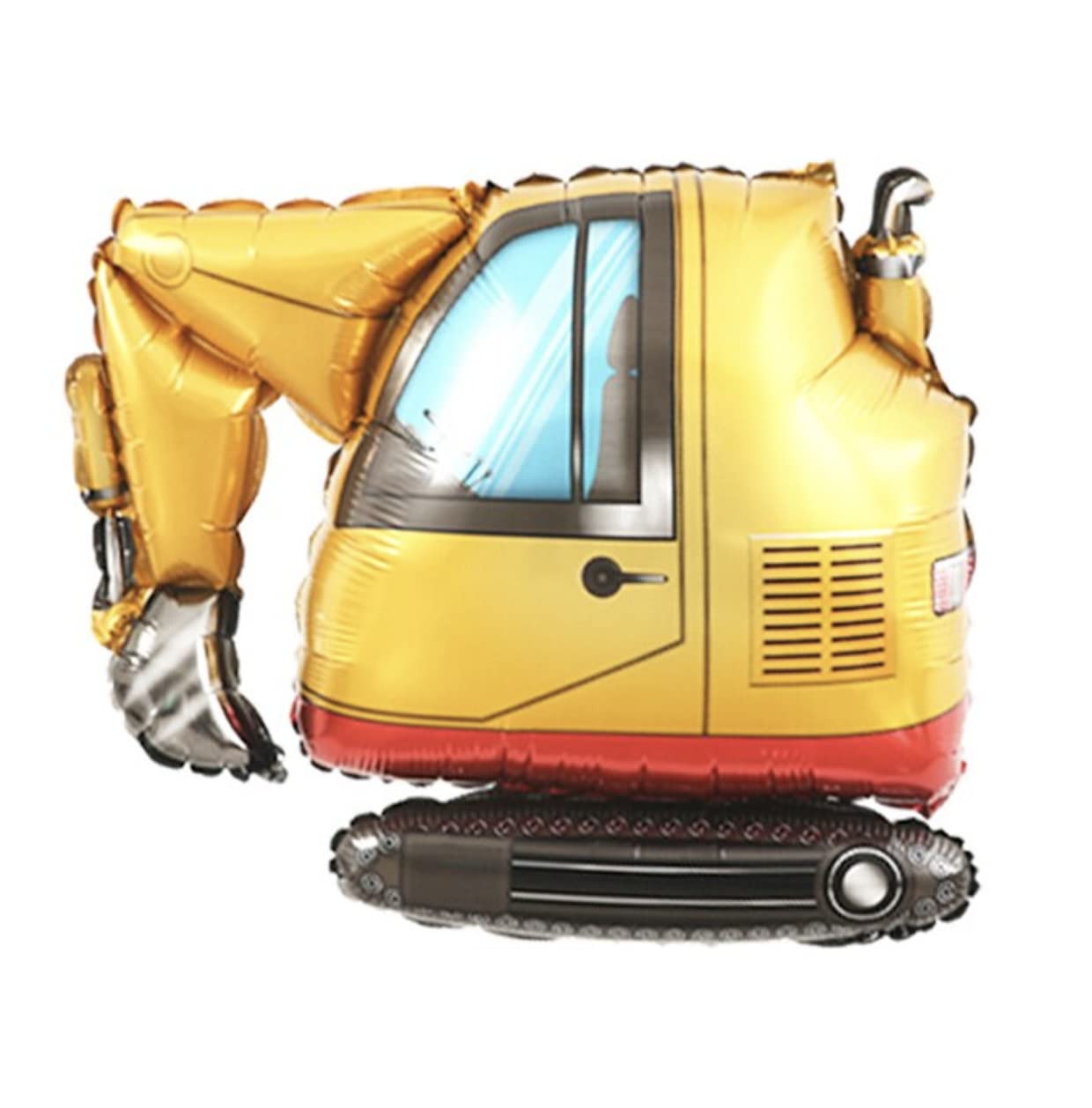 Digger Vehicle Foil Balloon, 75cm (2 pack)