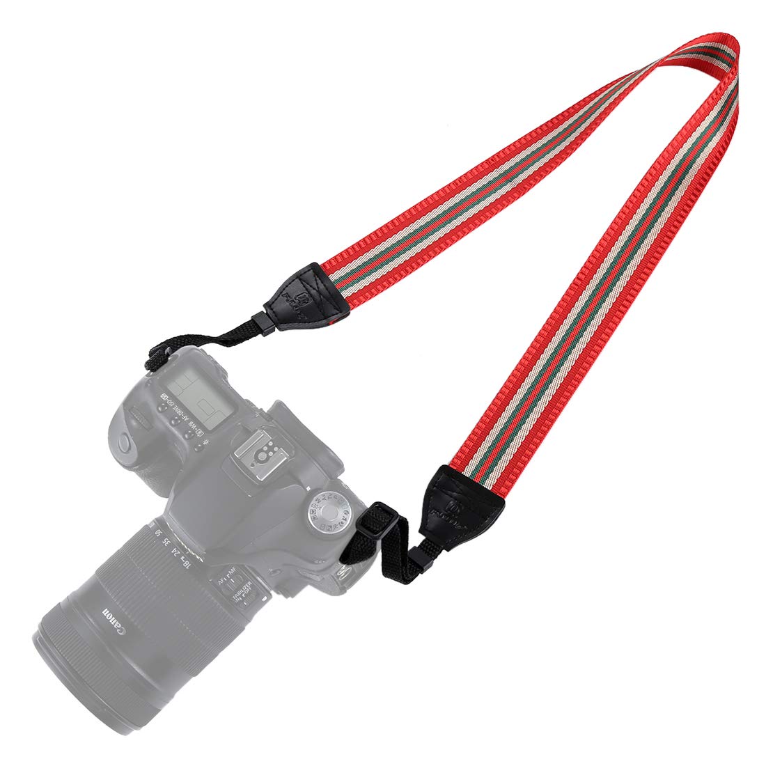 BYbrutek Kameragurt für DSLRs, Weich Kamera Schultergurt (universal passend), 150cm Long, 3.8cm Wide (6010R)