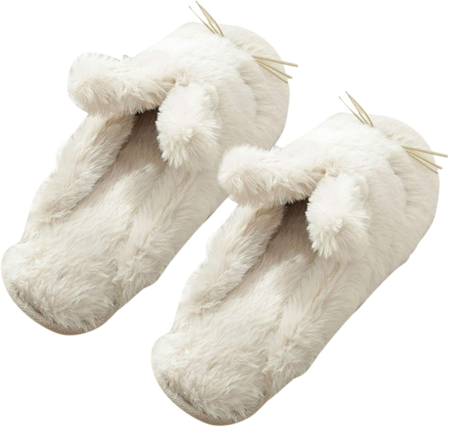Bunny Slippers, Women Winter Cute Bunny Soft Sole Warm Nonslip Home