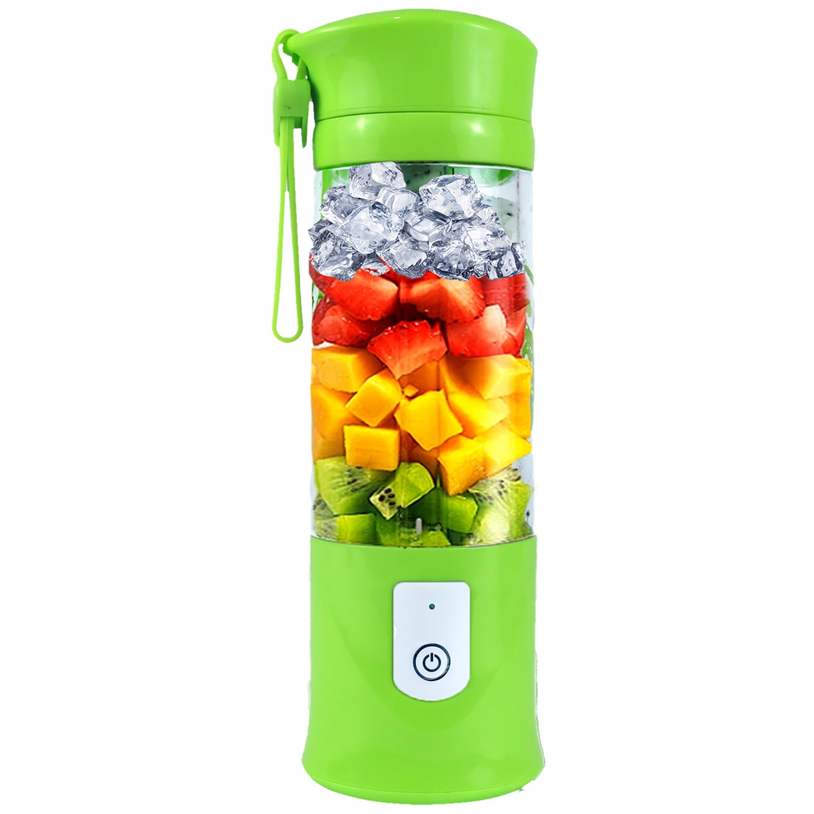 Photo 1 of Portable Blender,Mini Personal Size Blenders for Smoothies and Shakes,USB Rechargeable Travel Juicer Cup Electric Fruit Juice Mixer with 6 Updated Blades for Travel, Sports, Kitchen,13.5Oz (Green)