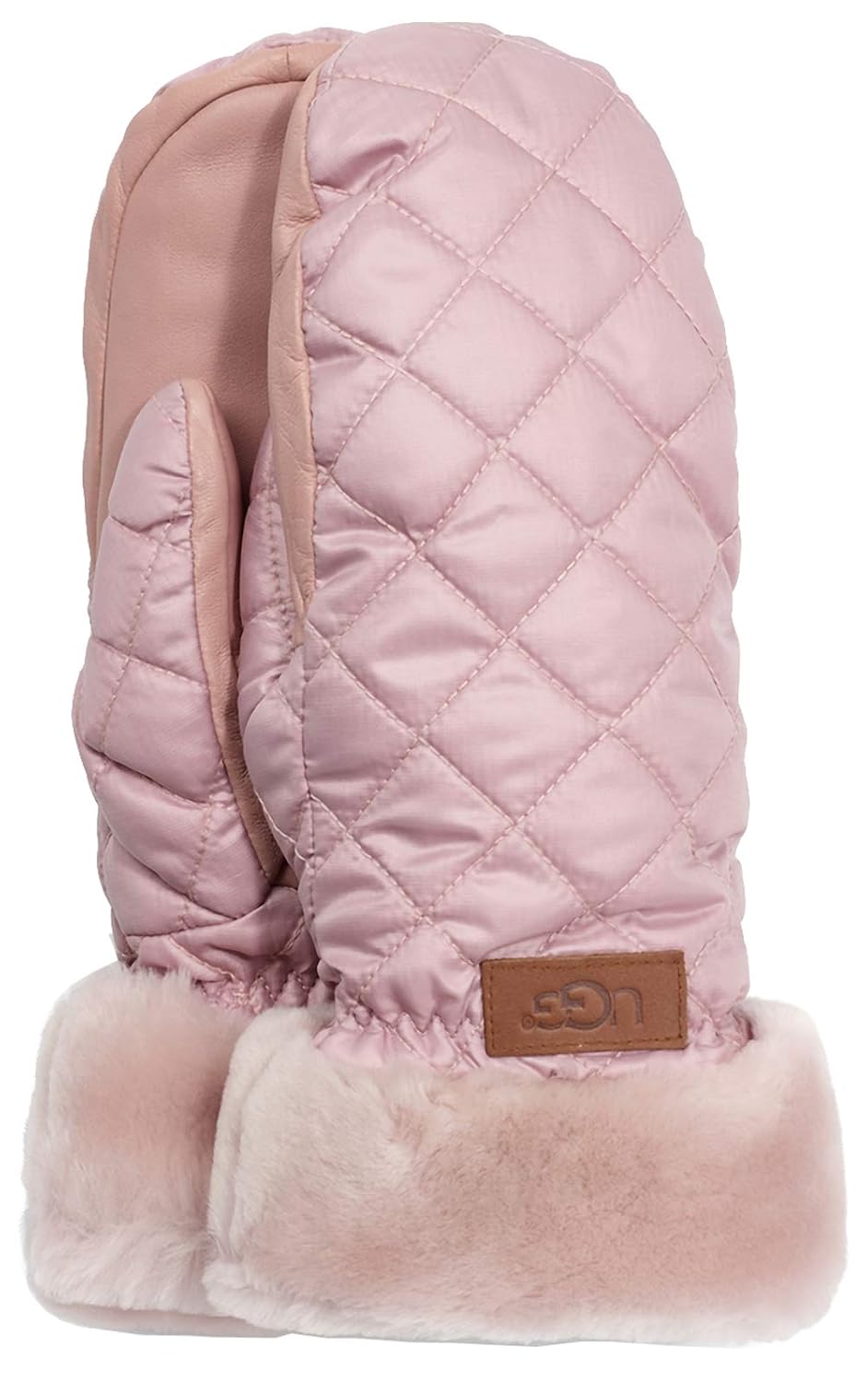 UGG Womens Quilted Performance Mitten, Pink Crystal, Size Large/X-Large: Amazon.in: Clothing 