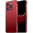 I16 ProMax Smartphone Unlocked, 6.99" HD Screen 5G Phone, 8+256GB, 7000mAh, 68+108MP Zoom Camera, Fingerprint & Face ID, Dual SIM (Wine Red)