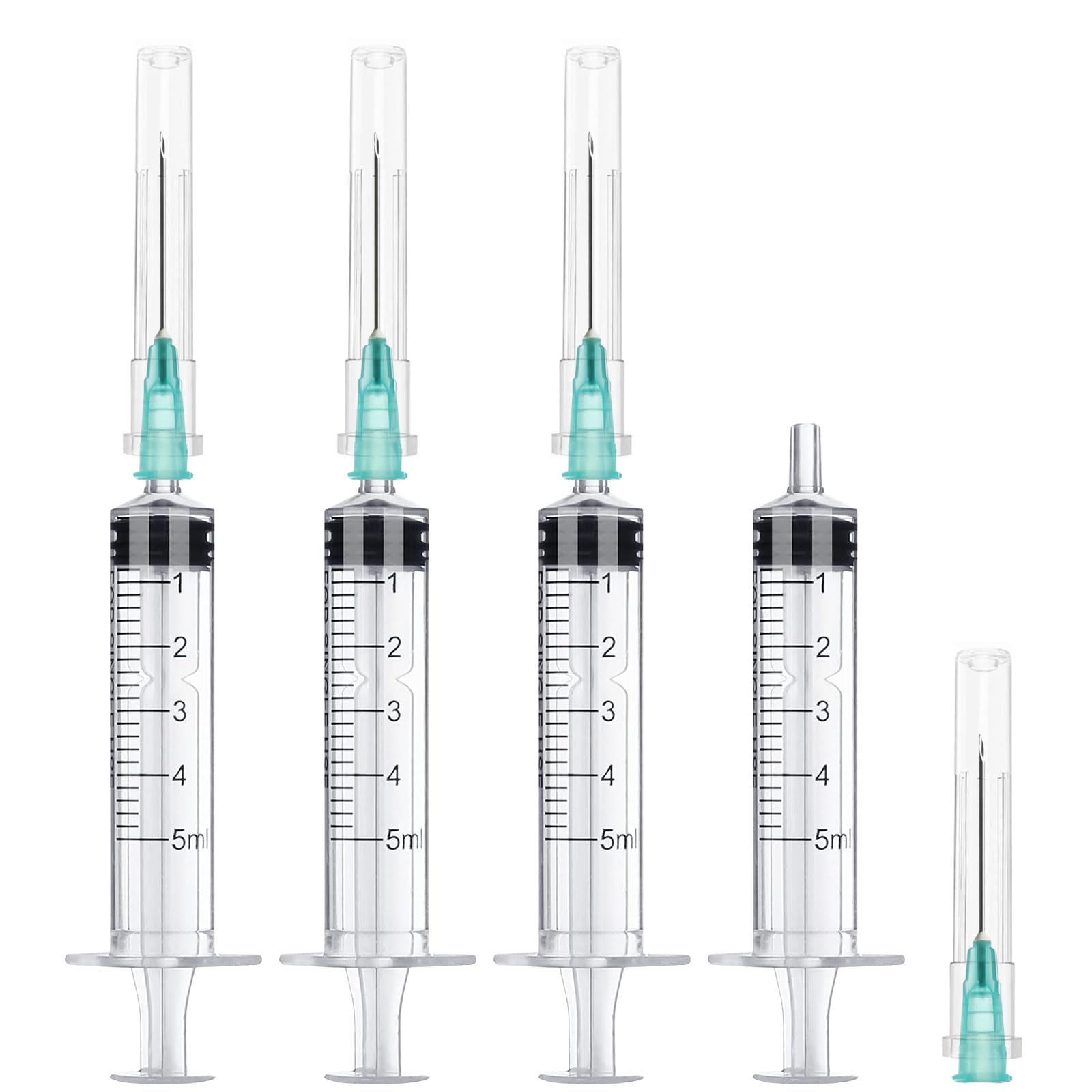 Photo 1 of 5ml Syring with Needle,21G 1.5 Inch Needle,25 Pack individually packaged