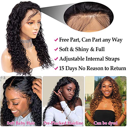 Alibeauty-Lace-Front-Wigs-Human-Hair-For-Black-Women-150-Density-Brazilian-Water-Wave-Human-Hair-Wigs-with-Baby-Hair-Pre-Plucked-Natural-Hairline-Wigs14-Inch