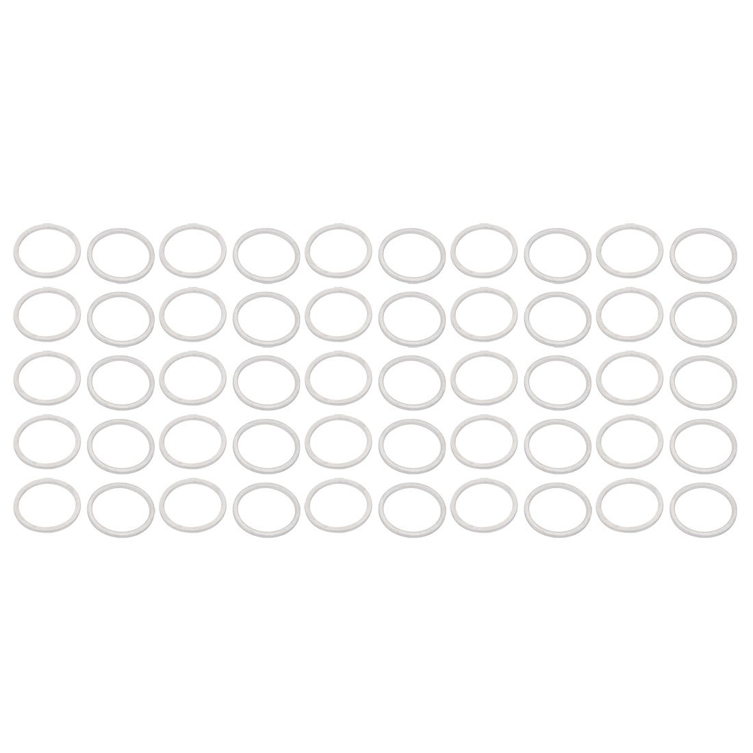 Sourcingmap 22mmx26mmx1.2mm Motorcycle Hardware Drain Plug Crush Aluminum Washer Seal 50pcs