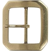 1 3/4" (45 mm) Nickel Free Center Bar Single Prong Octagon Belt Buckle
