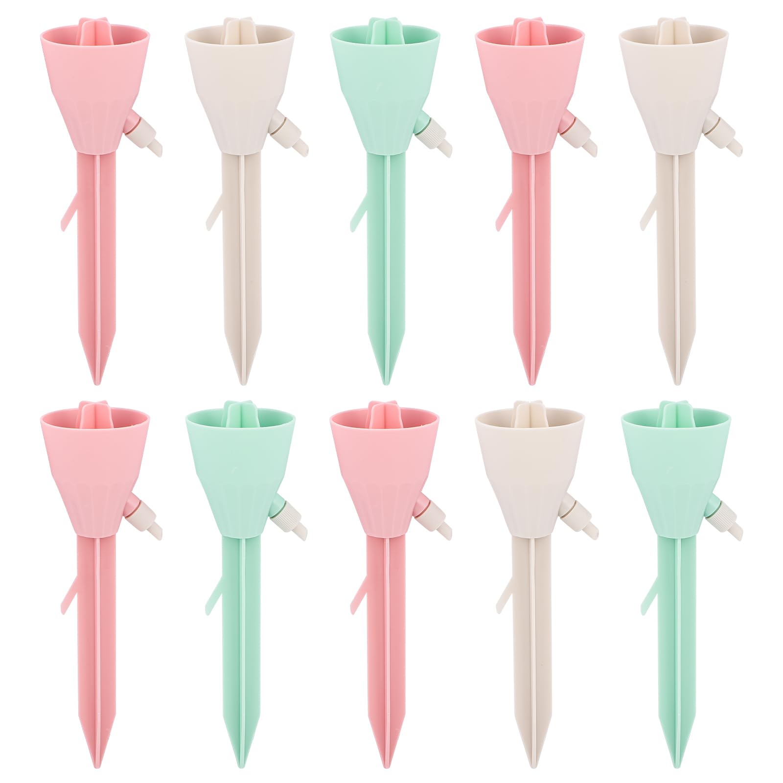 SUPRROW Plant Watering Devices, 12 PCS Plant Watering Globes, Self Watering Plant Spikes, Self Watering Irrigation Drippers with Slow Release for Garden Houseplant Plant Pot Bulbs