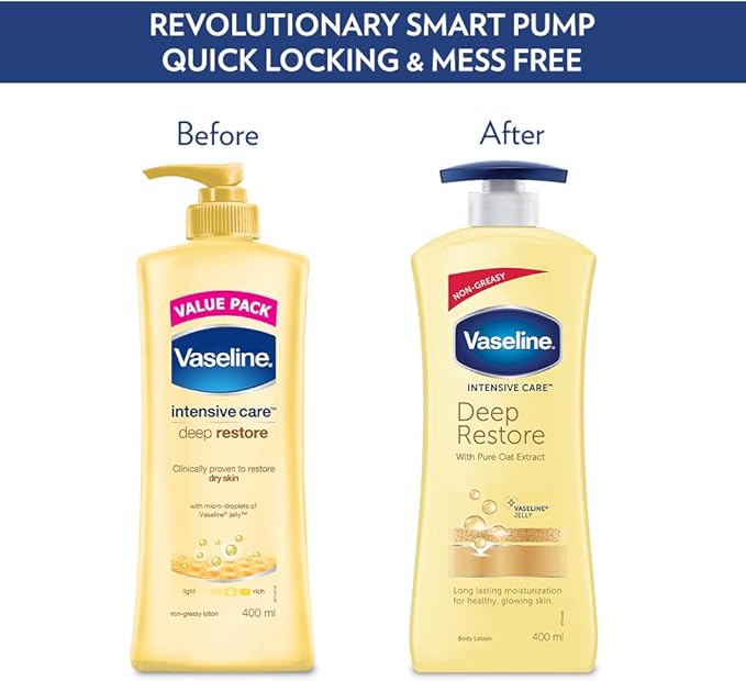 vaseline intensive care deep restore body lotion 20 ml