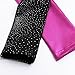 Long Sleeves Rainbow Stripes Starry Sky Dancing Athletic Leotard for Little Girl Black 150(9-10Y)