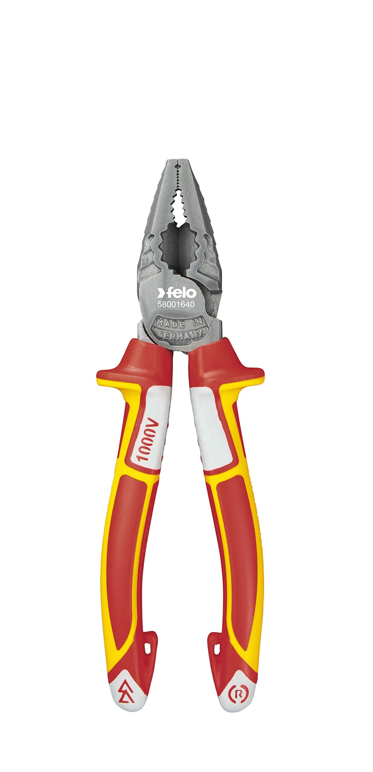 Felo 0715763791 6-1/4" Combination Pliers VDE, (1per Pack)