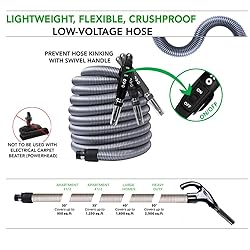 OVO Central Vacuum Deluxe Accessory Kit, 50ft