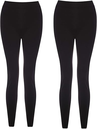 Womens plain black leggings Clearance