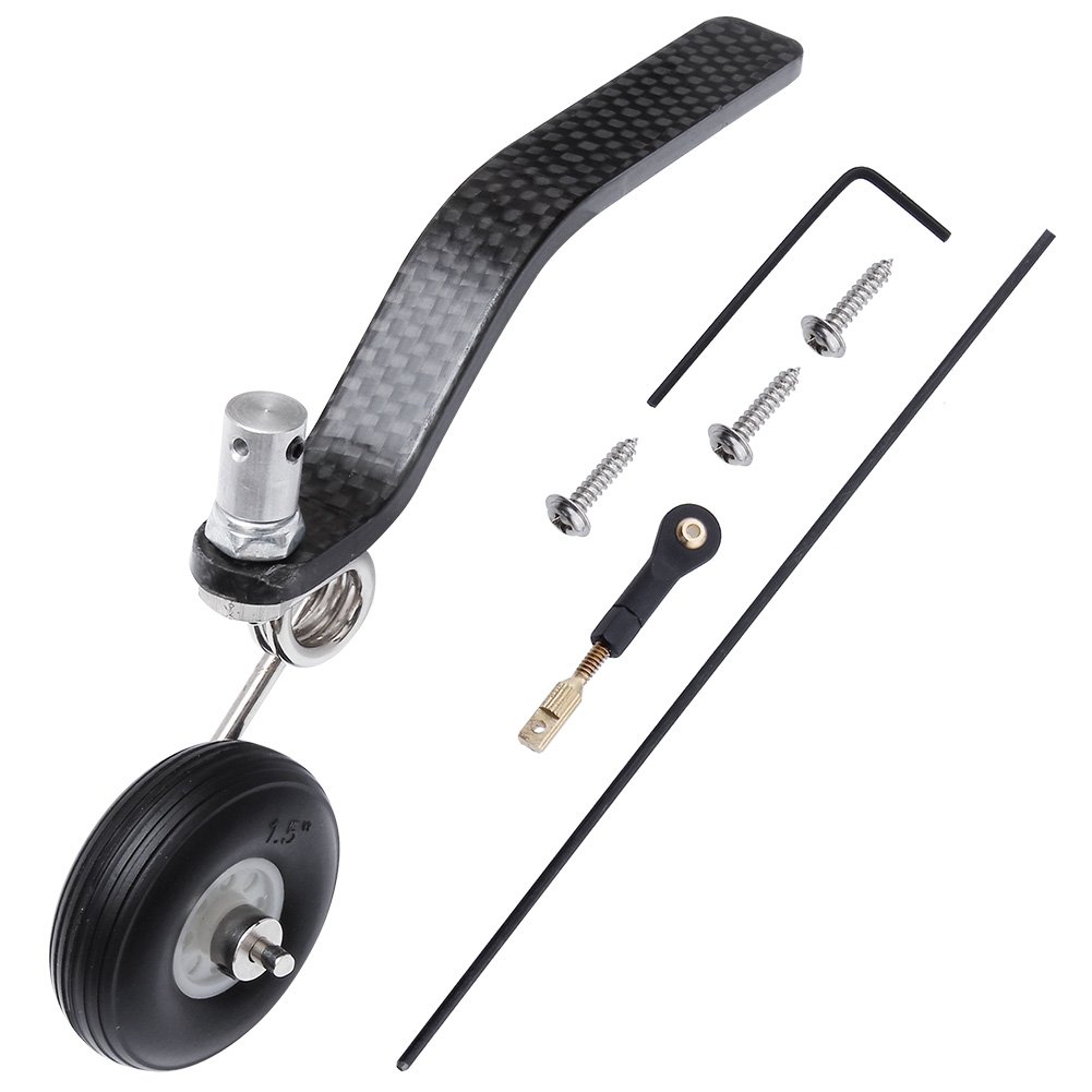 steerable tail wheel rc plane