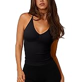 LASLULU Women's Workout Tank Tops Halter Sleeveless Backless Exercise Gym Yoga Clothes Tank Tops