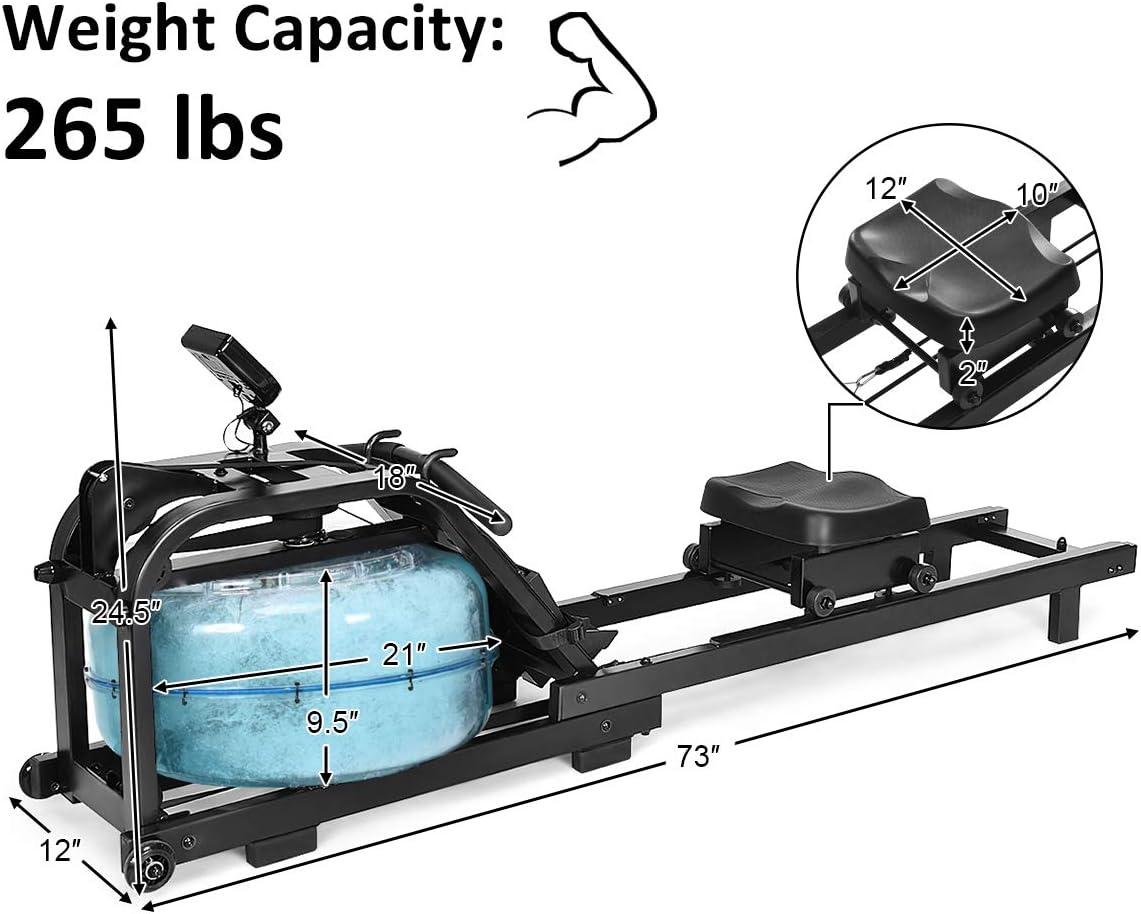 gymax rowing machine