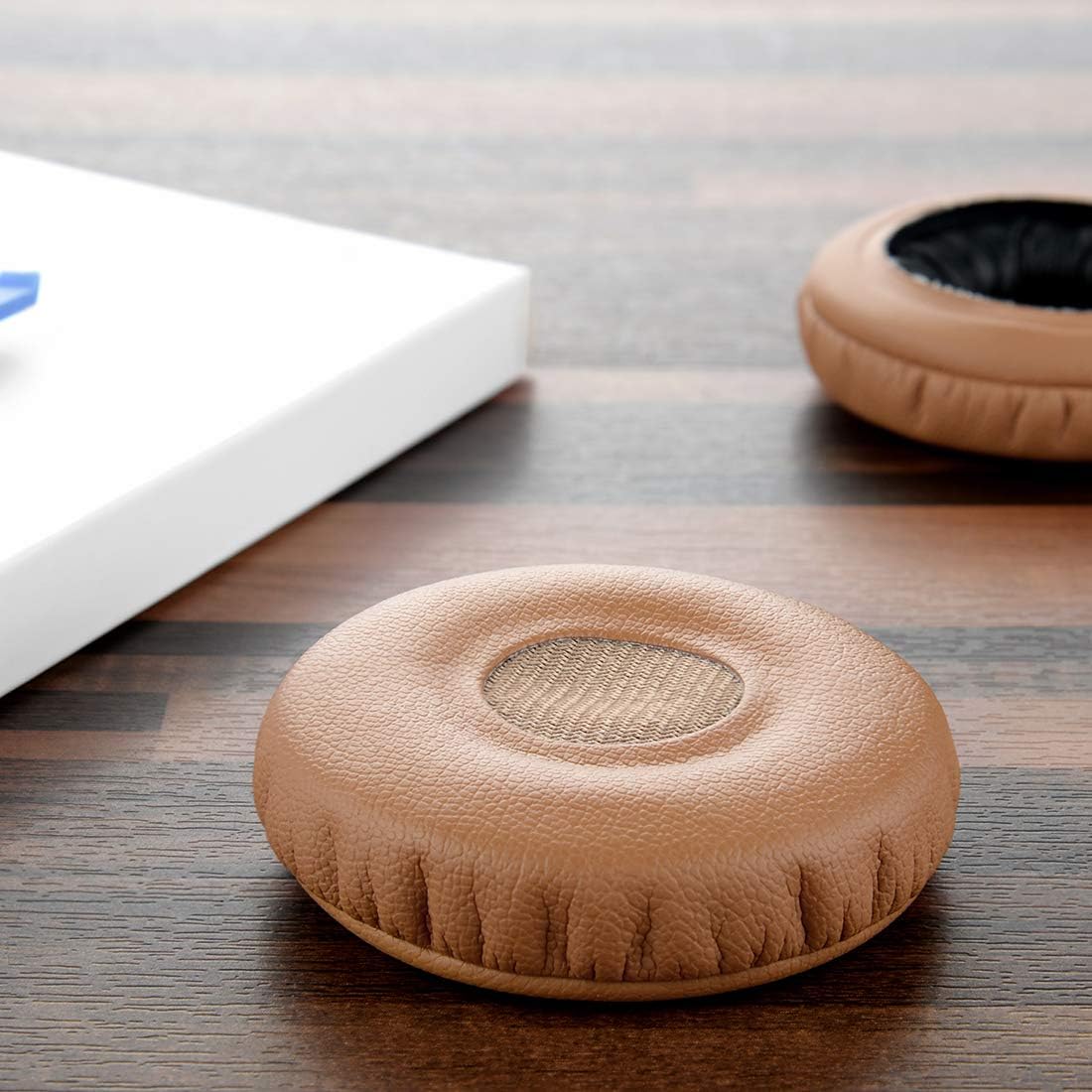 Geekria Replacement Ear Pads for AKG Y40, Y45, Y45BT Headphones Ear Cushions, Repair Parts (Brown) - Image 5