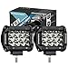 LED Pods, OFFROADTOWN 4'' 72W LED light Bar triple row Spot Beam Cube Work Light Waterproof Driving Light for Off road, UTV, Truck, ATV, SUV, Jeep, 2 Years Warranty