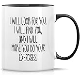 Retreez Funny Mug - I Will Make You Do Exercises Physical Therapy Therapist Physiotherapist 11 Oz Ceramic Coffee Mugs - Sarcasm, Inspirational birthday gifts - White Mug with Black Handle and Inner