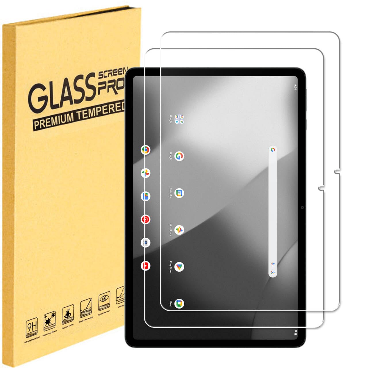 Photo 1 of 2-Pack Tempered Glass Screen Protector for Onn 11 inch Tablet Pro (2024 Model 100146660), Tempered Glass Scratch Resistant Anti Fingerprint 9H Hardness Screen Filte