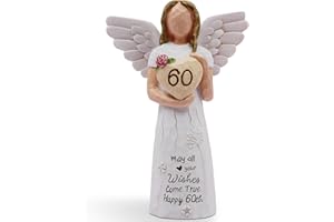 AcowSpt 60th Birthday Gifts for Women, Gifts for 60th Birthday Women, Sculpted Hand-Painted Figurine