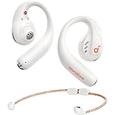 Soundcore by Anker AeroFit Pro Open-Ear Headphones, Ultra Comfort, Secure Fit, Ergonomic Design, Rich Sound with LDAC, Bluetooth 5.3, IP55 Water-Resistant, 46H Playtime, App Control, Wireless Earbuds