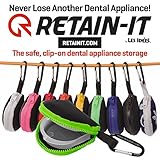 Retain-it - The Safe, Clip-on, Retainer, Mouth Guard and Dental Appliance Storage Solution! (Now Patented!)