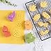 Anyana 4Pcs Maple Leaf Cookie Press Cutters Biscuit Mold Cake Decorating Supplies Fondant Embosser