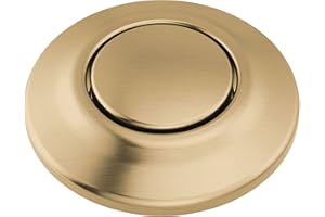 Delta Faucet Air Switch for Disposal Gold, Air Switch for Garbage Disposal, Air Switch Kit, Air Switch Button, Champagne Bronze 72050-CZ