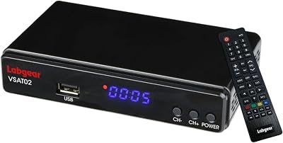 Labgear VSAT02 Full HD DVB-S2 Satellite Receiver Recorder USB Port Remote