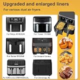YQL Air Fryer Liners for Ninja Dual/Tower 120pcs Parchment Paper view 3