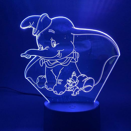 luz nocturna dumbo lindo