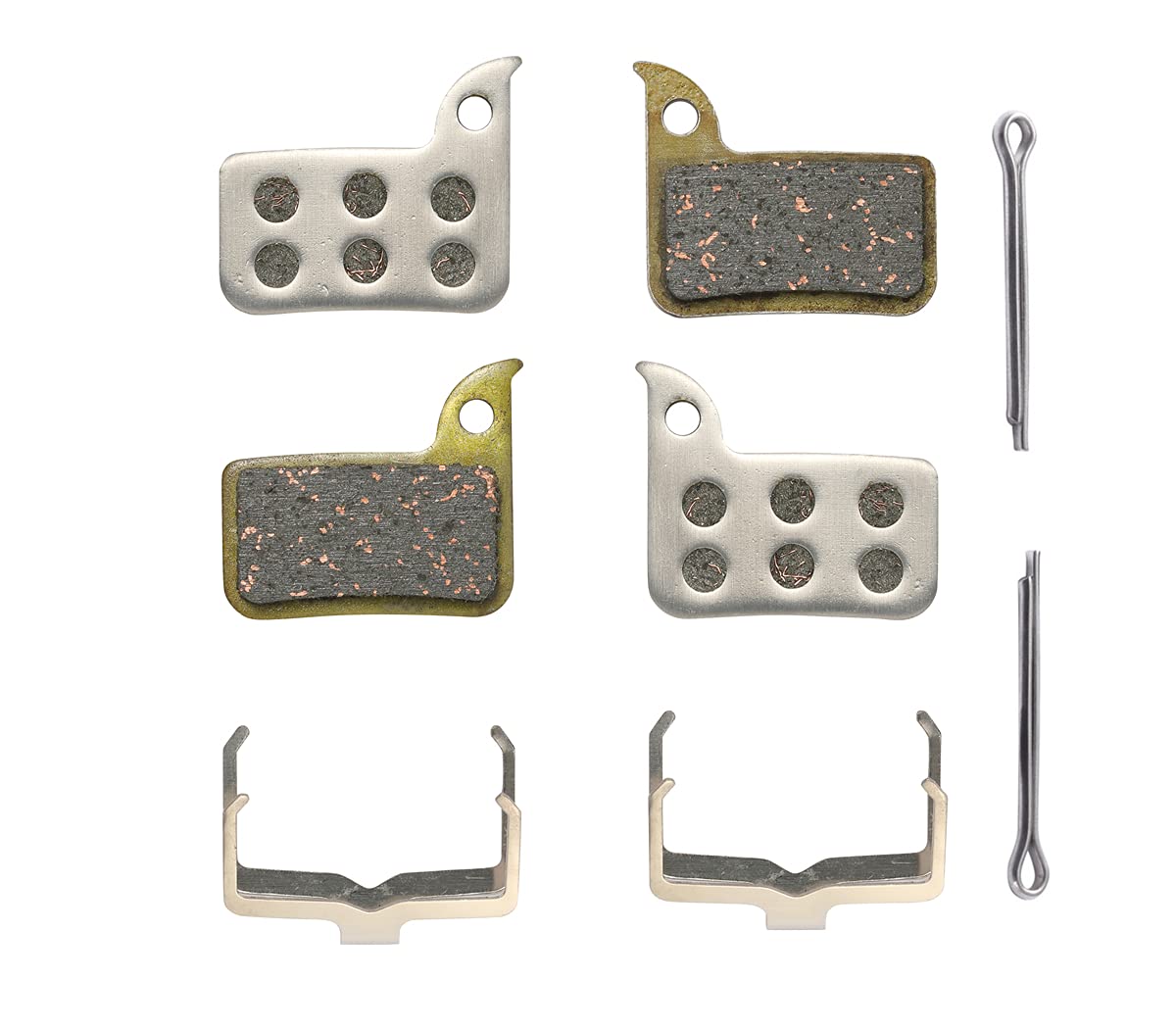 2 Pairs Bike Disc Brake Pads for AVID SRAM Level TLM/Ultimate,FORCE 22/1,Red eTap HRD,Rival 1 / Rival 22,S700 B1, S900 HRD