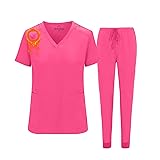 M&M SCRUBS Women's Essential Jogger Scrub Set
