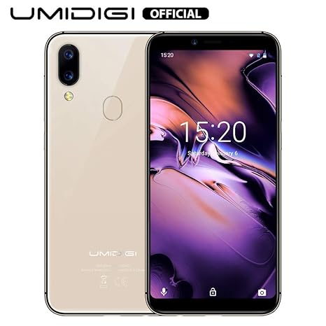 UMIDIGI A3(2018) Dual Sim Android 8.1 Ultra dünn Smartphone ohne Vertrag günstig 5.5 Zoll 18:9 Display, Benachrichtigung LED,