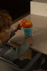 Nuby Insulated Sipper Cup Toddler Water Bottle 2-Pack 270ml 12M+ Dino view 4