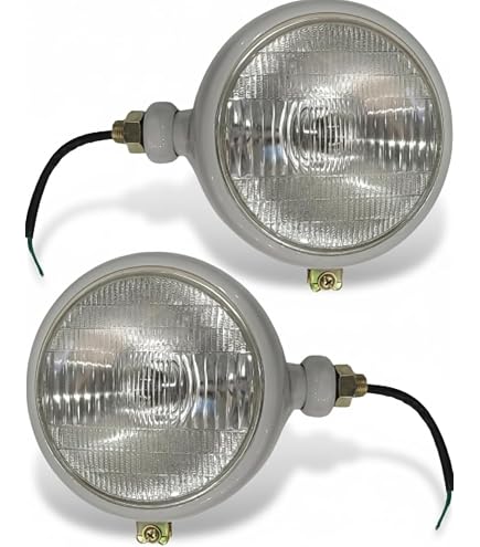 thumbnail image 2 of 12V Blue Headlights For Ford Tractor – Fits 2000 2600 3000 3600 3610 4000 5000 7000 Models 2 of 4