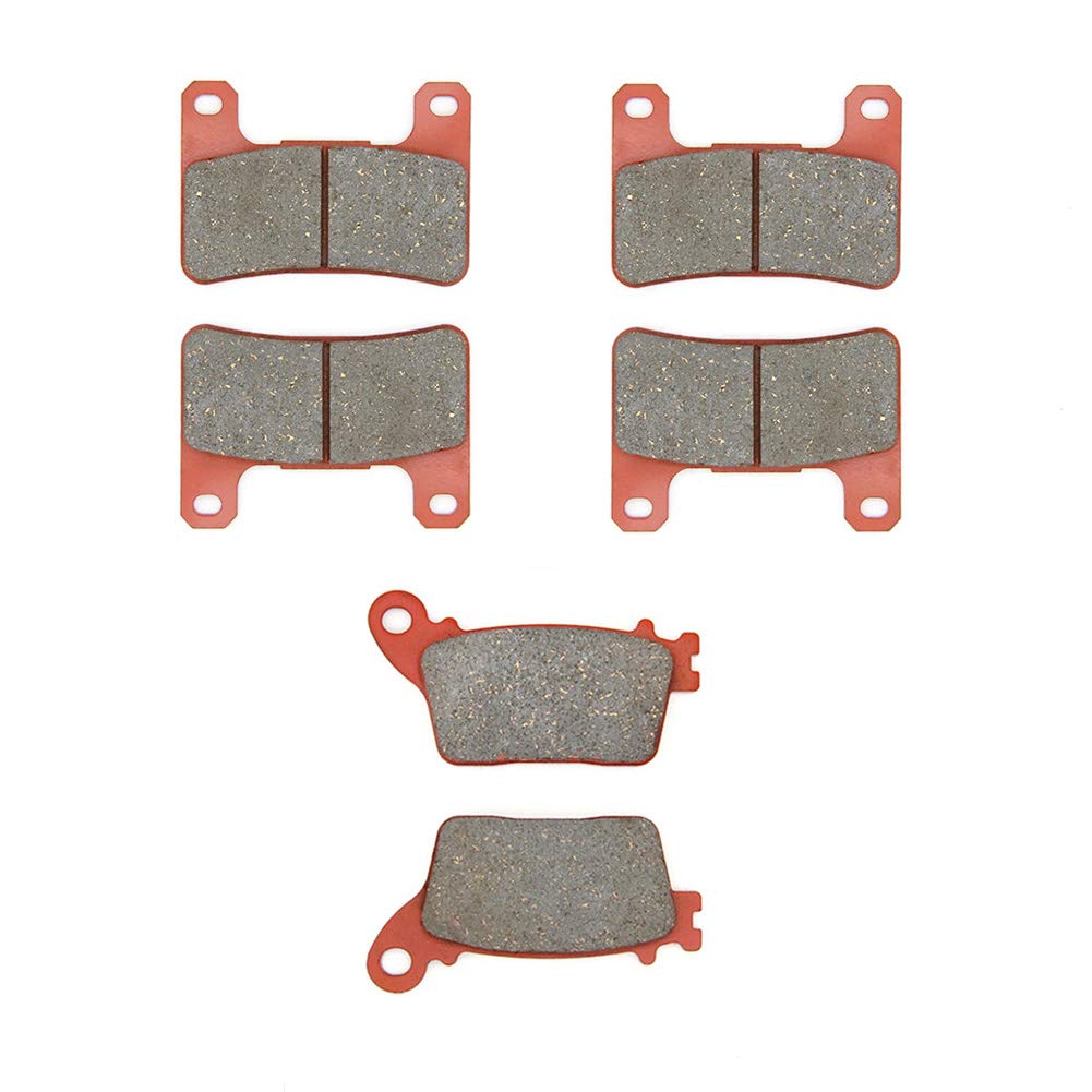 MEXITAL 1 Set Ceramic Motorbike Brake Pads Front and Rear for ZX 10 R (ZX 1000 J/K) (11-15) GSXR 1000 K9/L (Tokico & Brembo Caliper) (09-14) MX379-379-436