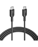 Anker Powerline II USB C to USB C 2.0 Cable (6ft) USB-IF Certified, Power Delivery PD Charging for Apple MacBook, Huawei Matebook, iPad Pro 2018, Chromebook, Switch, and More Type-C Devices/Laptops