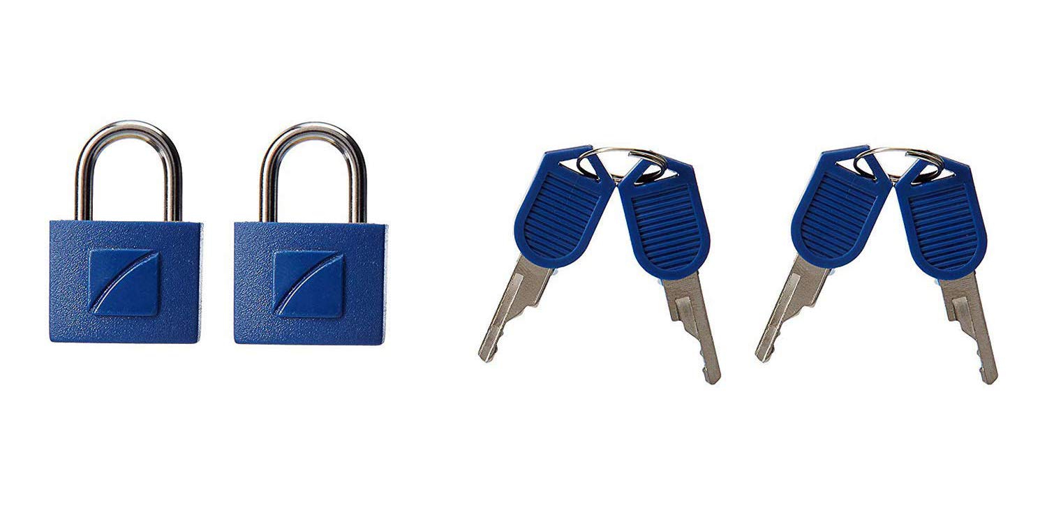 Travel Blue 2x Identi Key Lock